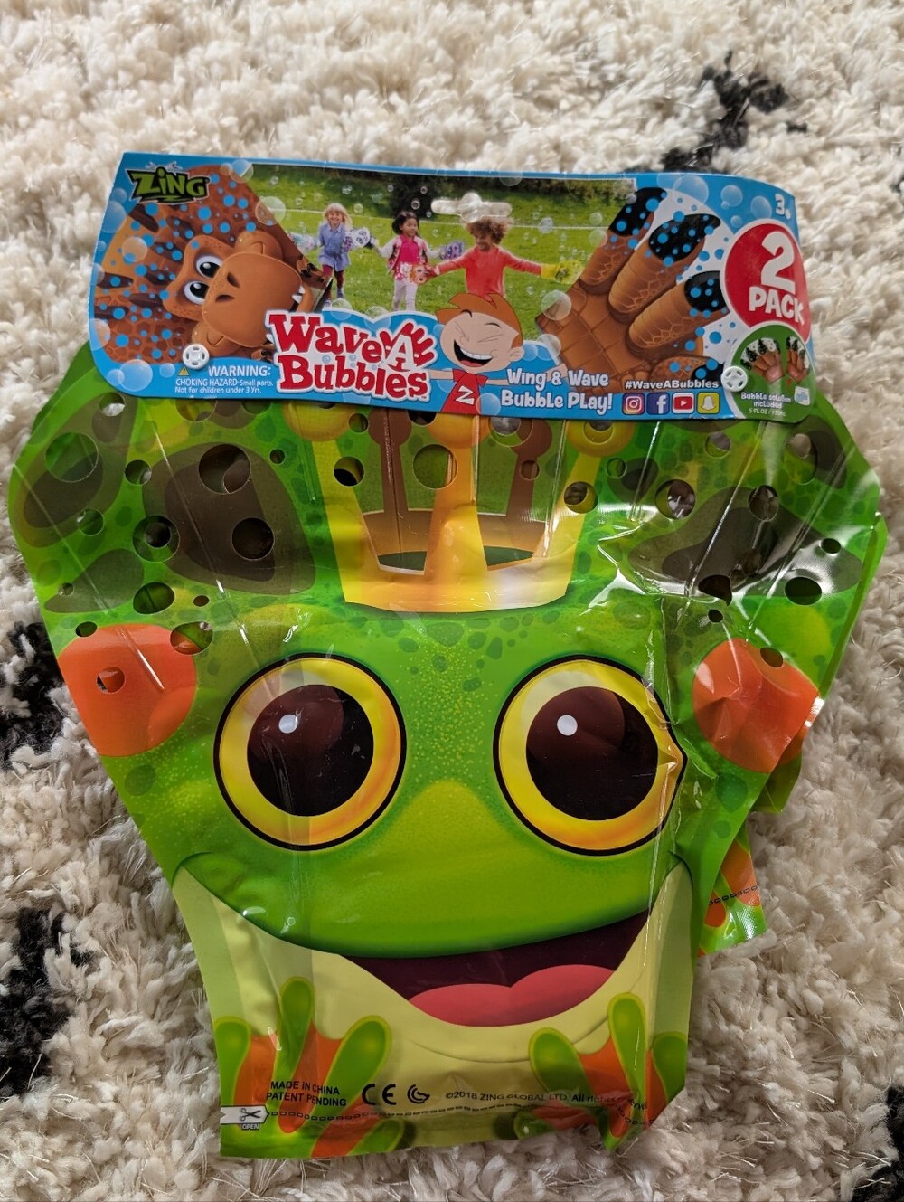 Bubble Gloves • 2pk • Frog